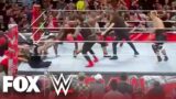 The Bloodline brawls with the entire Raw locker room after declaring a hostile takeover | WWE on FOX