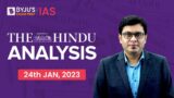 The Hindu Newspaper Analysis | 24 January 2023 | Current Affairs Today | UPSC Editorial Analysis
