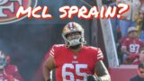 The Latest on 49ers LG Aaron Banks’ Knee Injury