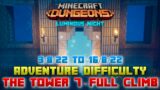 The Tower 7 [Adventure] Full Climb, Guide & Strategy, Minecraft Dungeons Luminous Night