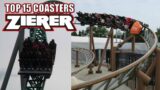 Top 15 Roller Coasters by Zierer