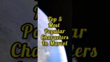 Top 5 most popular characters in Marvel #shorts #viralshorts #youtubeshorts #short