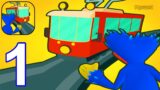 Tram Rush: Blue Monster 3D – Gameplay Walkthrough Part 1 Levels 1-12 (iOS, Android)