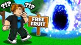 Trapping Noobs With The NEW PORTAL FRUIT In Blox Fruits!
