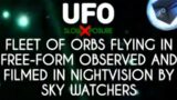 UFO – Fleet of orbs observed and filmed in Nightvision by sky watchers