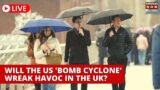 UK Weather LIVE | UK braces for ‘Knock on effect’ of US Bomb Cyclone | Wet And Windy Weather