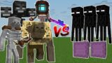 UNDEAD BOSSES vs END MOBS TEAM (Minecraft Mob Battle)