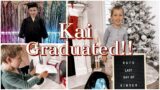 VLOGMAS DAY 22 | Kai's last day of Kinder, Graduation celebrations + Santa letters | Jess & Tribe