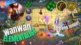 WANWAN ELEMENTALIST, AUTO TERBANG TERUS!! TRIPLE SIX COMBO!! MAGIC CHESS COMBO TAHUN BARU!!