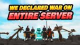 We Declared War on EVERYONE (The Survival Game Roblox)