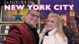 We Flew To NEW YORK CITY For ONE Day | Hamilton On Broadway, Harry Potter NY, + NYC Eats