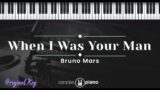 When I Was Your Man – Bruno Mars (KARAOKE PIANO – ORIGINAL KEY)