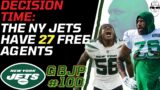 Which Of Their Own Free Agents Will The NY JETS Retain/GreenBean's Jets Pod #100