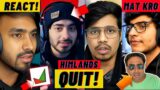 YesSmartyPie QUIT HIMLANDS? Techno Gamerz REACT! Gamerfleet Request! Loggy Gamer, Triggered Insaan