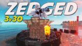 ZERGED – RAIDING EVERYONE Until We Got ONLINED by The BIGGEST ZERG (Rust Movie) [FORCEWIPE]