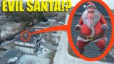 drone catches Cursed Bloody Santa on rooftop!! (you won't believe what he was doing)