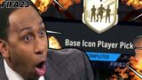 opening my BASE ICON PLAYER PICK!!!