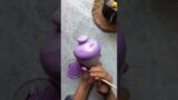 painting on pot | terracotta pot painting #shorts #youtubeshorts