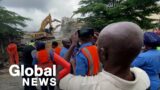"We couldn't breathe": Lagos building collapse kills 2, search for survivors goes on