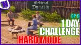 1 Day Challenge HARD MODE Medieval Dynasty Gameplay / Lets Play S6 Ep9
