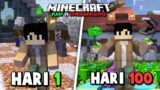 100 Hari Minecraft Plant VS Zombie Apocalypse