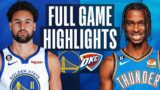 Oklahoma City Thunder vs. Golden State Warriors Full Game Highlights | 2022-2023 NBA Season
