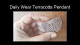 How to make daily wear pendant Terracotta jewellery?#terracottajewellerymaking #terracottajewellery