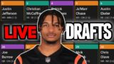 LIVE 2023 Fantasy Football Drafts.. with Rookies!