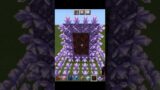 Minecraft Black Glazed Terracotta Amythest Cluster Dimension ldea (World's Smallest Violin) #shorts
