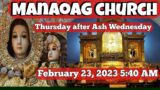 Our Lady Of Manaoag Live Mass Today – 5:40 AM February 23, 2023