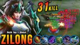 31 Kills!! Zilong High Attack Speed Build 100% Deadly!! – Build Top 1 Global Zilong ~ MLBB
