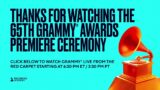 65th GRAMMY Awards Premiere Ceremony