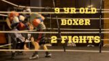 9 years old boxer; bag work and two fights