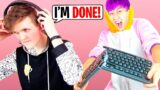 ANGRIEST LANKYBOX VIDEOS EVER! (SMASHING KEYBOARDS, RAGING IN AMONG US, ANGRY IN RED BALL & MORE!)