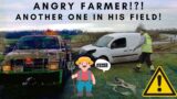 ANOTHER one in the farmers field AGAIN! Ford F450 to the RESCUE!
