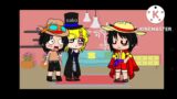 Ace and sabo reaction on luffy's new look