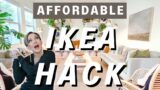 Affordable IKEA HACK 2023 | Living Room Makeover & Indoor Plant Tips
