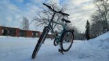 Against all odds. Keep calm, keep cycling. #cycling #finland #insta360 #joensuu #snow