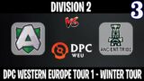Alliance vs Ancient Tribe Game 3 | Bo3 | DPC WEU 2023 Winter Tour 1 Division 2 | Spotnet Dota 2