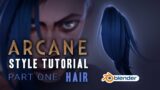 Arcane Style Tutorial Part 1: Hair (Blender 3.0 / EEVEE)