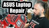 Asus ROG Gaming Laptop No power Repair – Meet Rufus the tweezer.