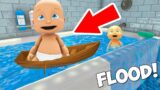 Baby Brothers FLOOD Daddy's HOUSE! (Who's Your Daddy)