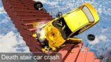 Beam Drive Crash Death Stair C Game 2023 #carcrash #cargame #Bheamcar #stairs