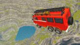 BeamNG Drive – Crazy Cars Jumping and Crashes in Leap of Death – Gaming Like This