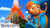 Blippi Wonders – The Floor is Lava! | BRAND NEW Blippi Cartoon | Cartoons For Kids