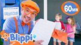 Blippi's Mailman Pretend Play! Job Stories for Kids!