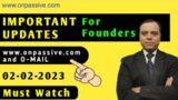 Brand New Update : onpassive.com & O-MAIL ID || Must Watch to All Founders #ONPASSIVE