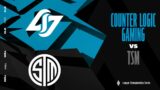 CLG vs. TSM – Week 5 Day 1 | LCS Spring Split | Counter Logic Gaming vs. TSM (2023)