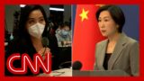 CNN reporter asks Chinese official about suspected spy balloon. See the exchange