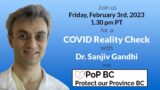 COVID Reality Check with Dr. Sanjiv Gandhi